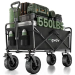 Gvdv Folding Wagon 550LBS All Terrain Cart (black, Freeship). Fixed Price $64.89.