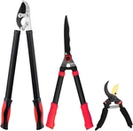 Loppers Hedge Shears & Pruners Combo Set 3-PIECE Clippers, Heavy Black. Fixed Price $64.85.