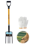 Horijunke 4-TINE Garden Pitchfork 45" Fiberglass Handle Lightweight. Fixed Price $55.73.