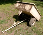 Used Ohio Steel Fabricators Garden Tractor Dump Trailer, 1976. Make Offer.. Fixed Price $90.00.