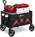 Sekey Collapsible Utility Wagon Lightweight Foldable Cart 220LBS. Fixed Price $73.89.