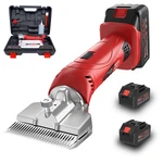 Cordless Horse Clippers 500W Heavy Duty 2 Pcs Rechargeable Battery Red Vkdemer. Fixed Price $259.99.