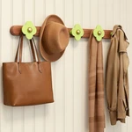 Tindbea Walnut Wood Wall Hooks Heavy Duty Coat Rack Mount 5 For Co.... Fixed Price $36.63.
