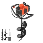 Vevor Gas Powered Post Hole Digger 52CC Earth Auger 6" & 10" Bites For Fence. Fixed Price $159.90.