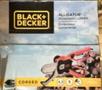 Black+decker LP1000 Alligator Powered Lopper Corded 6" Alloy Blade Orange. Fixed Price $82.99.