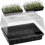 Thick Plastic 3-SET Strong Seed Starter Trays With 5" Humidity Domes For See.... Fixed Price $45.89.