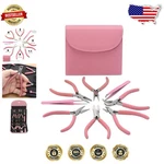 Slimline 8PC Pliers Jewelry Tools Set Ergonomic Bubblegum Clutch Heavy Duty. Fixed Price $83.99.