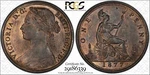 Great Britain Victoria 1877 Penny, Choice Uncirculated, Certified Pcgs MS63-RB. Fixed Price $450.00.