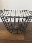 Basket Wire Clam Oyster New England Sea Shore Cor 10" High 14.5 Rim Diameter. Fixed Price $30.00.