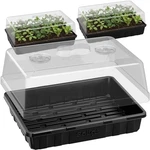 Soligt Thick Plastic 3 Set Strong Seed Starter Trays With 5 Humidity Domes For. Fixed Price $48.52.