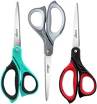 Livingo 8.5" Scissors All Purpose, 3 Pack Ultra Sharp Blade Shears, Professional. Fixed Price $18.58.