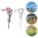 Stainless Steel Fishing Pole Stand Automatic Spring Loaded Tip-up Action. Fixed Price $22.98.