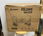 Navatiee Collapsible Folding Wagon Beach Cart Heavy Duty W/ Side Pocket DS02 Nib. Fixed Price $65.99.