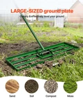 Vevor 48" Lawn Leveling Rake, Heavy-duty Yard Leveler With 78" Steel Handle. Fixed Price $87.99.