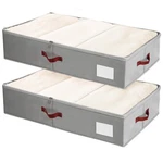Criusia Storage Bins With Clear Pvc Lids 2 Pack Large. Fixed Price $41.55.