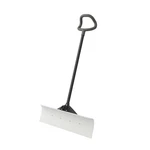 30" Wide Ultra High Poly Non Stick Blade Pusher Snow Shovel Steel Handle. Fixed Price $102.99.