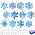Doublefill 60 Sets Snowflakes Suncatchers Kit Bulk Winter Tissue P.... Fixed Price $38.13.
