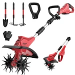 Cordless Tiller Cultivator Compatible With Milwaukee 18V Battery(tool Only), .... Fixed Price $144.98.