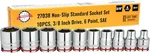 Rigor 27038 Non-slip Standard 3/8" Socket X 10PCS, Sae. Fixed Price $42.99.