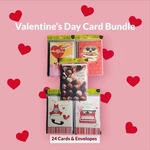 Bundle 24 Assorted Brand New Hallmark Valentines Cards 1/2 Off Retail!. Fixed Price $11.38.