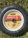 Universal Fit Commercial Grade Flat Free Wheel. Fixed Price $19.99.