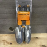 Fiskars 3 Piece Ergo Garden Tool Set - Trowel, Transplanter, And Cultivator New. Fixed Price $31.95.