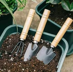 3PCS Mini Garden Set Durable Wood & Metal Hand For Plant Care - New. Fixed Price $10.35.
