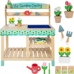Bloom & Grow Wooden Gardening Playset - 22 Pc Indoor Fun For Kids. Fixed Price $216.99.