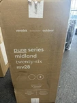 Veradek Midland 26IN. Black Plastic Tall Square Multipurpose Planter 2-PACK. Fixed Price $159.00.
