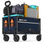 Blomoba Collapsible Wagon Cart, 220LBS Heavy Duty 100L, Blue. Fixed Price $67.99.