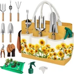 22PCS Gardening Tools Set For Women Heavy Duty Hand Kit Yellow. Fixed Price $54.72.