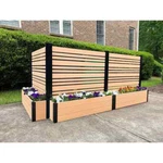 Enclo Privacy Screens EC18006 4FT H X 1FT Florence Woodtek Vinyl Outdo. Fixed Price $240.99.