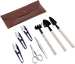 Bonsai Set 8 Pcs - Include Pruner,fold Scissors,mini Rake,bud & Leaf Trimmer. Fixed Price $18.92.