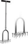 Walensee Lawn Aerator Spike Metal Manual Dethatching 15 Tines. Fixed Price $45.21.
