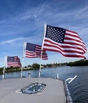 Boat Trix 30" Fiberglass Flagpole 7/8" Diameter Stainless Hardware Rod Moun. Fixed Price $83.32.