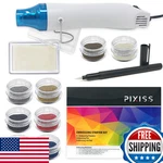 Embossing Kit With Heat Tool Bundle, Powders, Complete Start. Fixed Price $78.35.