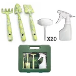 Expert Gardener Indoor Tool Set With Carrying Case, Green (24 Pieces). Fixed Price $23.96.