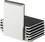 Graph Paper Spiral Notepad A5 Top Wirebound Grid Notebook Steno Black. Fixed Price $44.76.