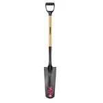 28 In. Wood Handle D-grip Carbon Steel Drain Spade. Fixed Price $43.03.