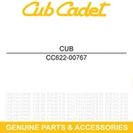 Cub Cadet 622-00767 User Tools. Fixed Price $19.95.