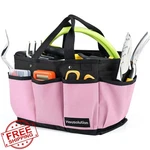 Housolution Pink Garden Tote Bag, 14 Inch Tool Storage Organizer. Fixed Price $44.99.