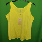 4441) Nwt Neon Buddha 2X Tee Cotton Sleeveless Tank Top Yellow New. Fixed Price $18.00.