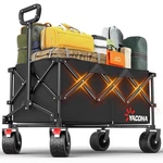Extra Large Collapsible Wagons Carts Foldable, 450LBS Heavy Duty Folding Beac.... Fixed Price $115.04.