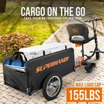 Superhandy Foldable Wagon Lightweight, 155 Lbs Capacity, Tool-free Assembly. Fixed Price $169.99.