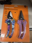 Fiskars, Piece Pruning Set, 1/2" Cutting, Prunes Stems & Branches (new). Fixed Price $15.99.