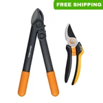 Fiskars Lopper & Hand Pruner Garden Trimming Set Heavy Duty Tree Branch Cutter. Fixed Price $69.99.