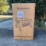 RAYNESYS300L Collapsible Wagon Cart All Terrain Wheels Folding 440LBS Heavy Duty. Fixed Price $95.00.