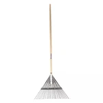 Westward 1WG30 23-1/2 Steel Spring Brace Lawn Rake, 24 Tines, 54 Wood. Fixed Price $23.79.