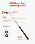 Vevor Watering Wand, 36-INCH Extra Long Heavy Duty Garden Hose With 8 Spray. Fixed Price $28.70.