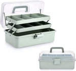 3-LAYER Plastic Dividing Storage Box Craft Organizer And With Adjustable. Fixed Price $26.86.